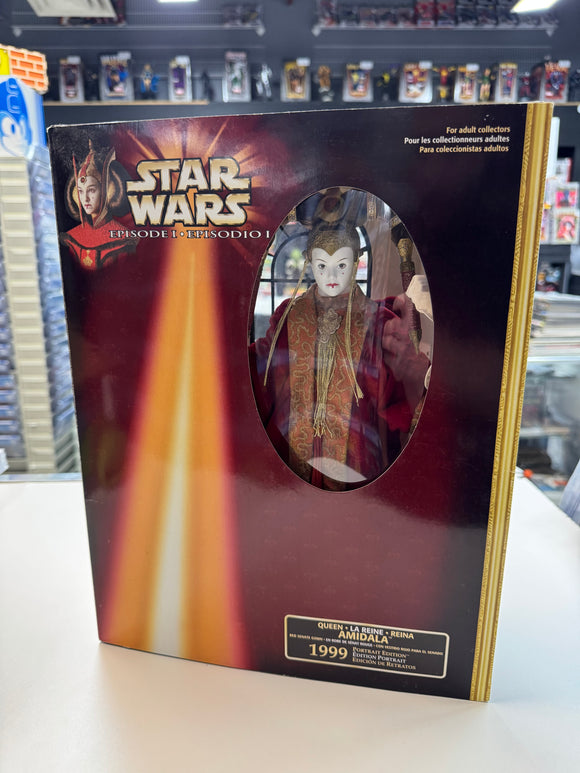 Star Wars Episode I Queen Amidala Red Senate Gown 1999 Portrait Edition