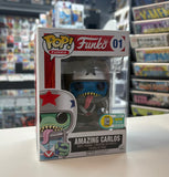 Funko POP! AMAZING CARLOS #01 (Black Suit) 2016 SDCC LTD. 480 Pcs