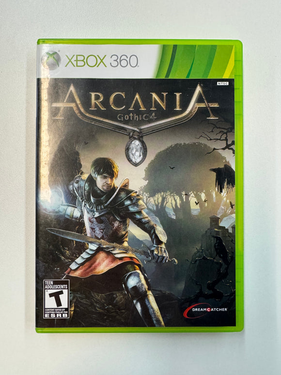 Arcania Gothic 4 Microsoft XBOX 360 2010 CIB Complete In Box