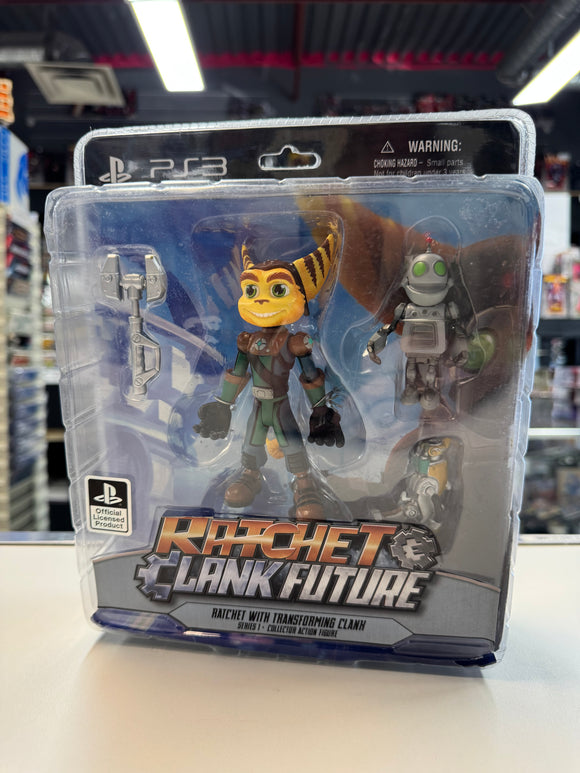 Ratchet & Clank Future Action Figure Playstation PS3 2002 SEALED (Damaged)