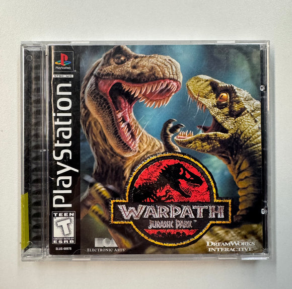 Jurassic Park Warpath 1999 Playstation PS1 Complete In Box CIB