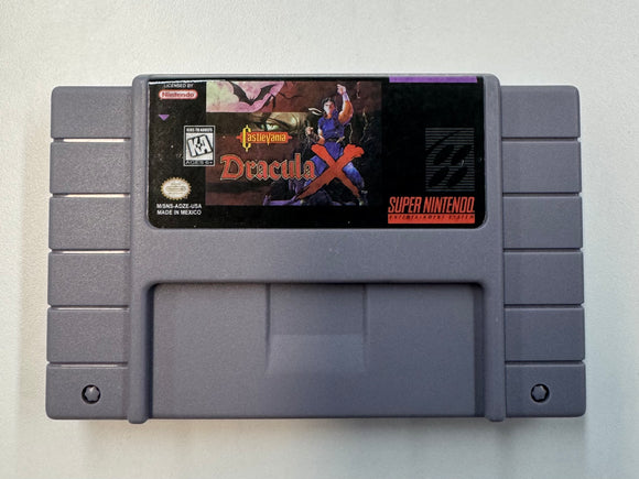 Castlevania Dracula X SNES Super Nintendo 1995 Cart Only - REPRODUCTION