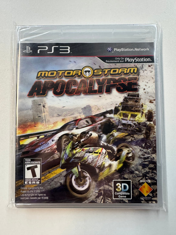 Motor Storm Apocalypse Playstation PS3 2011 Sealed