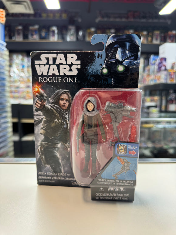 Hasbro 2016 Star Wars Rogue One Sergeant Jyn Erso (Jedha) SEALED NIP