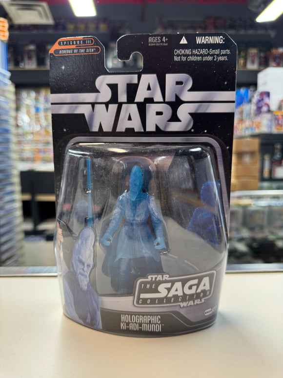 Star Wars The Saga Collection Ki-Adi-Mundi Holographic #027 SEALED NIP