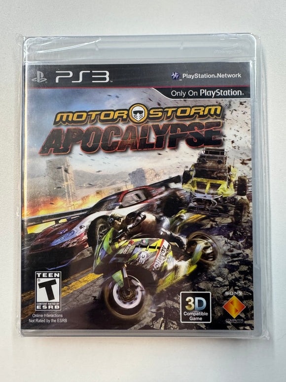 Motor Sport Apocalypse Playstation PS3 2011 Sealed