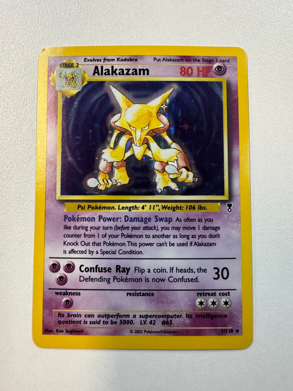 Pokémon TCG Alakazam Legendary 2002 Holo 1/110