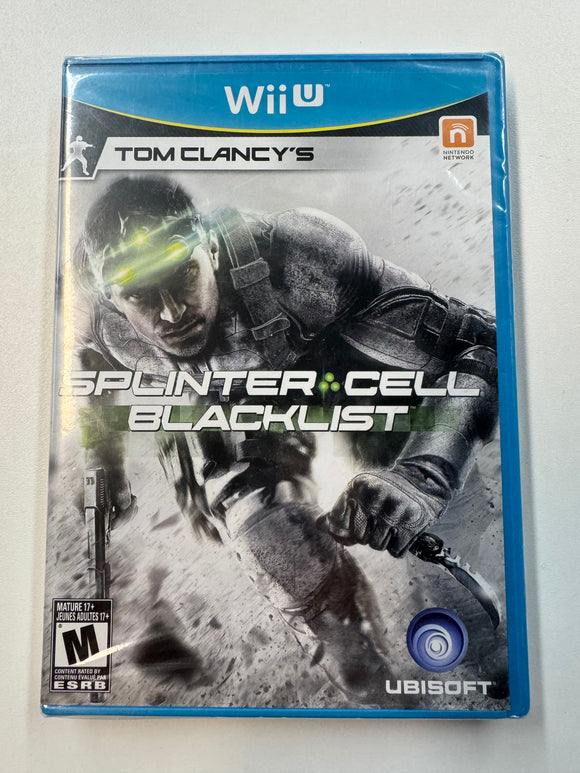 Tom Clancy's Splinter Cell Blacklist 2013 Nintendo Wii U Sealed