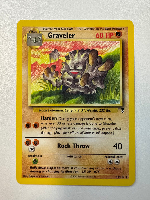 Pokémon TCG Graveler Legendary 2002 Non-Holo 44/110 MINT
