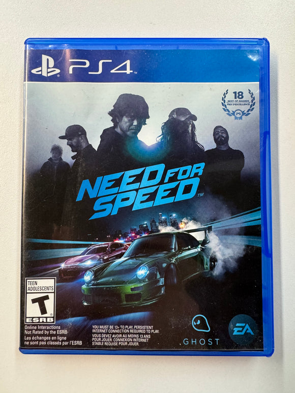 Need for Speed 2015 Playstation PS4 Complete in Box CIB
