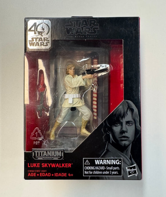 Hasbro 2017 Star Wars 40 The Black Series Luke Skywalker Titanium