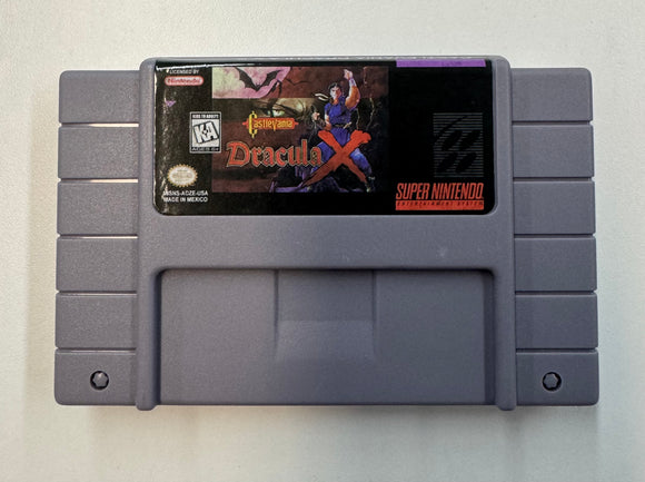 Castlevania Dracula X SNES Super Nintendo 1995 Cart Only - REP