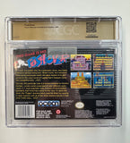 Push-Over SNES 1992 CGC 9.4 SEALED V-Seam A - INDIANA PEDIGREE!