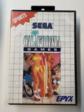 California Games 1989 Sega Sports CIB Complete in Box