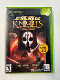 Star Wars Knights of the Old Republic II Sith Lords 2004 Microsoft XBOX CIB