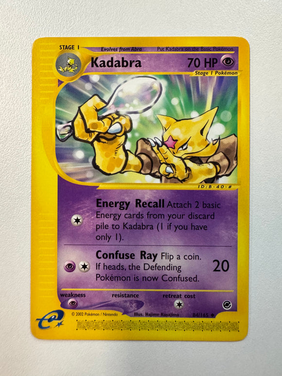 Pokémon TCG Kadabra Expedition Non-Holo 2002 84/165 MINT