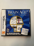 Brain Age 2 2007 Nintendo DS CIB w/ Manual