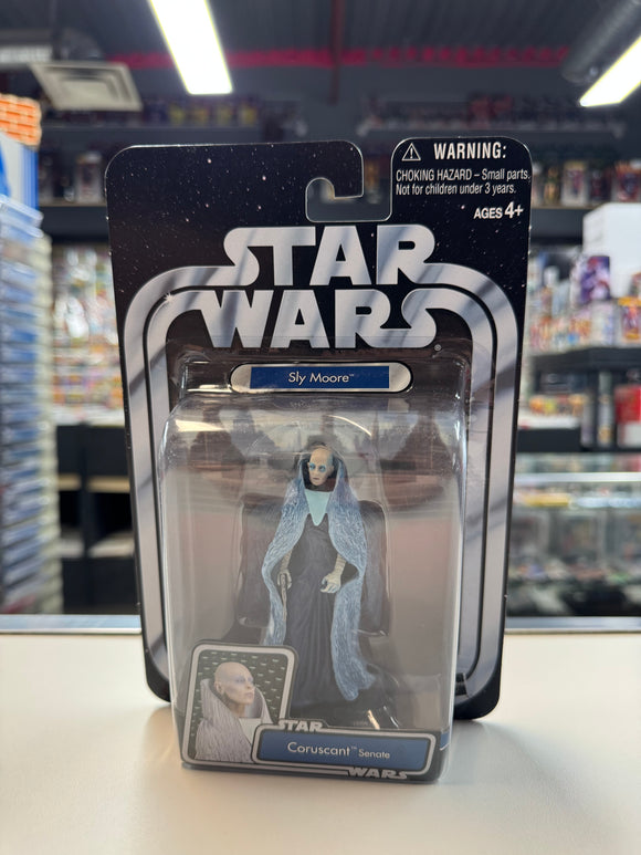 Hasbro 2004 Star Wars Sly Moore Coruscant Senate SEALED NIP