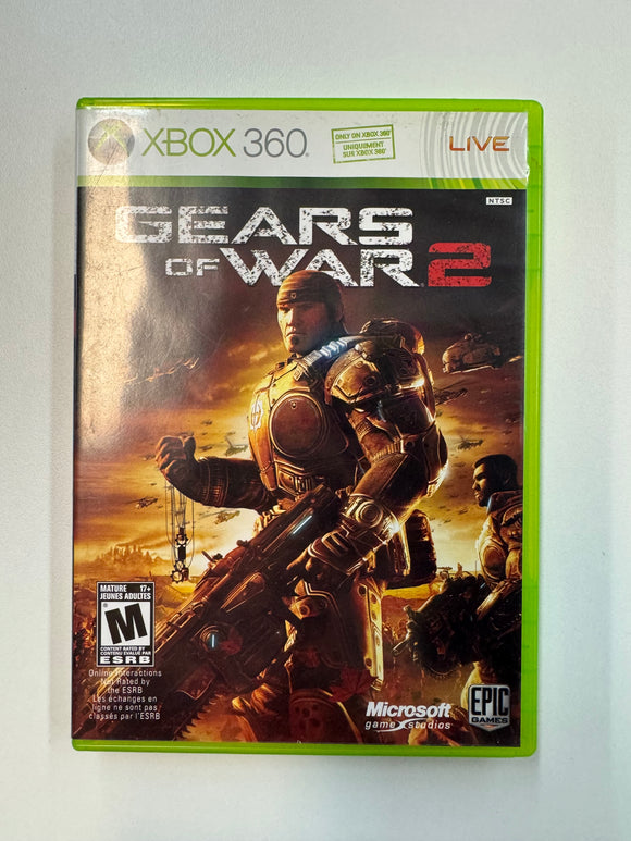 Gears Of War 2 2008 Microsoft XBOX 360 CIB Complete In Box