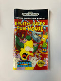 Krusty's Super Fun House 1992 Sega Genesis CIB Complete in Box