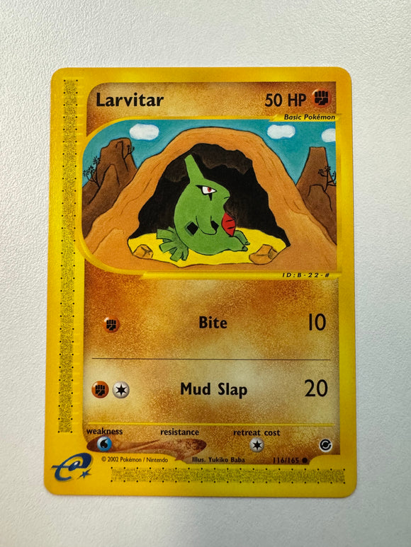 Pokémon TCG Larvitar Expedition Non-Holo 2002 116/165 MINT