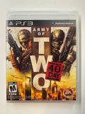 Army of Two 40th Day 2010 Playstation 3 PS3 FACTORY SEALED