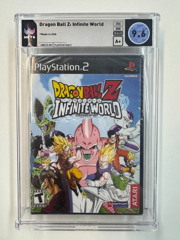 Dragon Ball Z: Infinite World Playstation 2 2008 WATA 9.6 SEALED A+