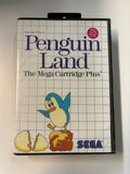 Penguin Land Mega Cartridge Plus 1987 Sega CIB Complete in Box