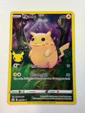 Pokemon TCG Pikachu 005/025 Celebrations 25th Full Art Rare