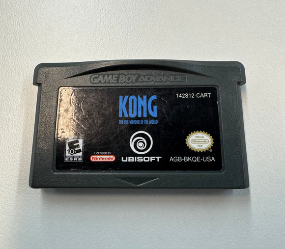 Kong The 8th Wonder of the World Nintendo Gameboy Advance GBA 2005 Authentic