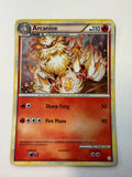 Pokemon TCG Arcanine 1/123 HeartGold & SoulSilver Holo Rare