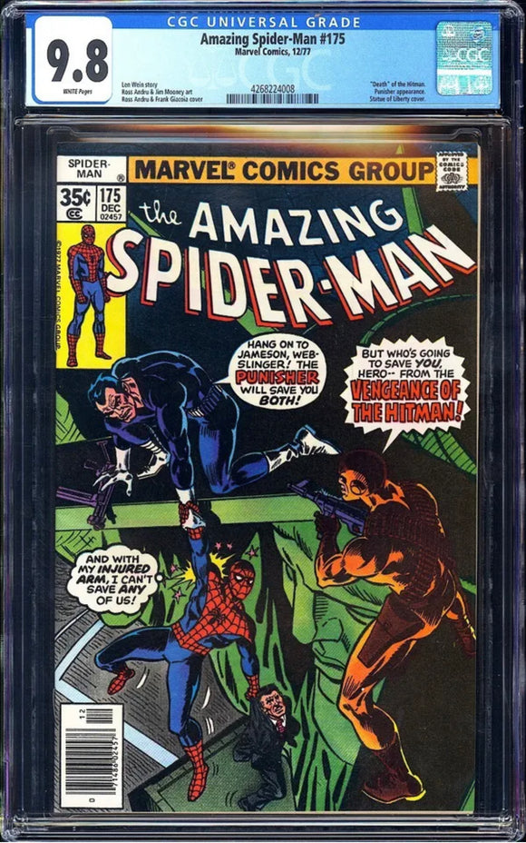 Amazing Spider-Man 175 CGC 9.8 White Pages