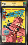 Daredevil #181 CGC 9.8 NEWSSTAND "Death" of Elektra Signed Frank Miller!
