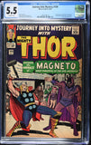 Journey Into Mystery #109 CGC 5.5 (1964) 1st Magneto Crossover!