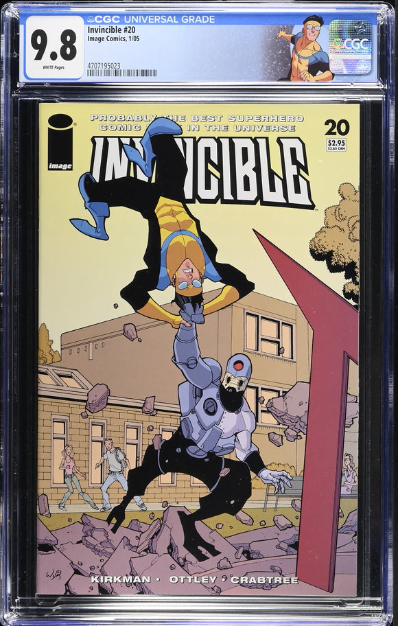 Invincible #20 CGC 9.8 (2005) 1st Appearance of D.A. Sinclair ...