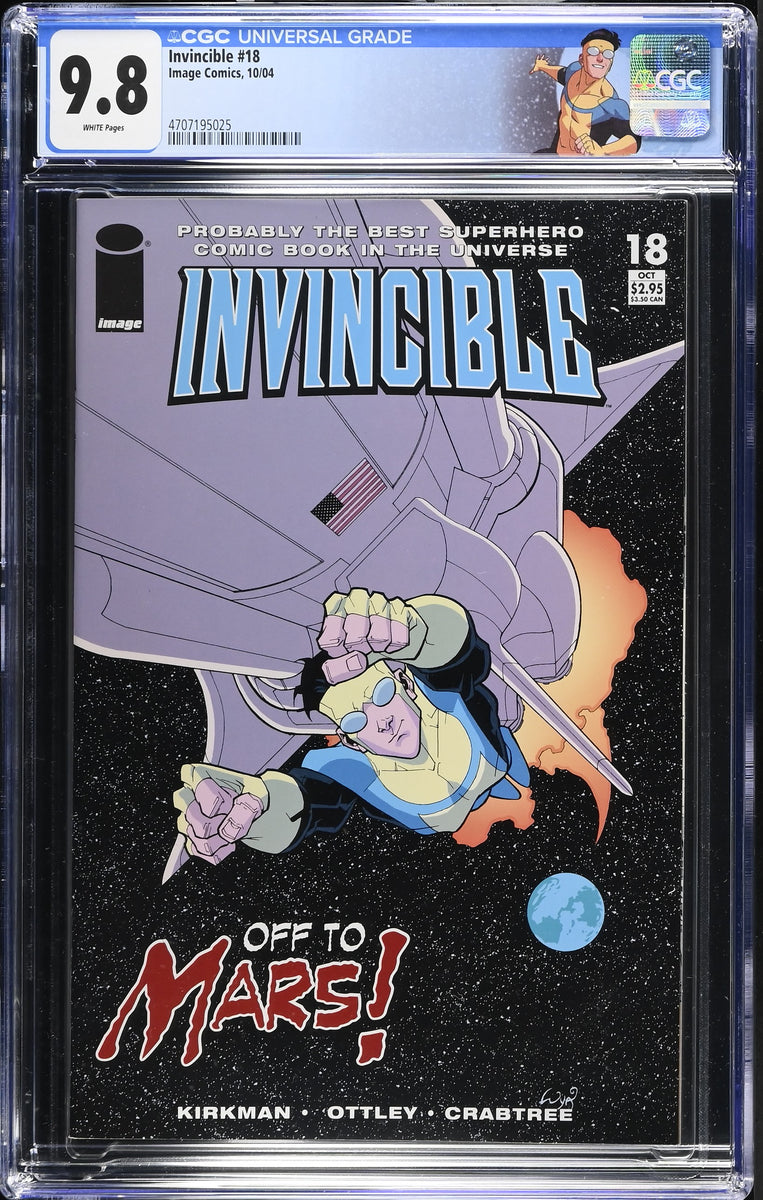 Invincible #18 CGC 9.8 (2004) 1st Appearance of Shapesmith & Isotope ...