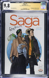 Saga #1 CGC 9.8 (2012) JSA Signed by Fiona Staples! 1st appearance of Marko!