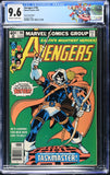 Avengers #196 CGC 9.6 (1980) Origin & 1st Full Taskmaster - NEWSSTAND!