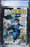 Invincible #71 CGC 9.6 (2010) Low Print Run - Viltrumite War Begins