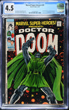 Marvel Super-Heroes #20 CGC 4.5 (1969) 1st Valeria - Doctor Doom Story