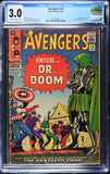 Avengers #25 CGC 3.0 (1966) 1st Avengers vs. Doom Battle