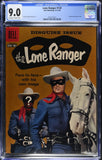 Lone Ranger #124 CGC 9.0 (Dell 1958) Clayton Moore Photo Cover - POP 2
