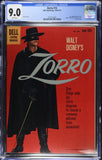 Zorro #12 CGC 9.0 (Dell 1961) Last 10 Cent Issue - POP 3