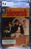 Maverick #13 CGC 9.6 (Dell 1960) HIGHEST GRADED COPY - POP 2