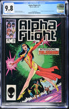 Alpha Flight #19 CGC 9.8 (1985) Elizabeth Twoyoungmen Becomes Talisman