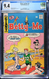Betty and Me #37 CGC 9.4 (1971) RUBBING BETTY INUENDO CVR! HIGHEST COPY!