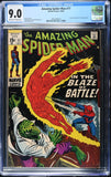 Amazing Spider-Man #77 CGC 9.0 Lizard & Human Torch Appearance