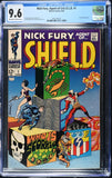 Nick Fury, Agent of S.H.I.E.L.D. #1 CGC 9.6 Steranko cover and Story!