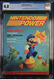Nintendo Power #1 CGC 4.0 (1988) All Inserts & Attached Poster Inside