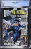 Invincible Returns #1 CGC 9.8 (2010) 1st Grand Regent Thragg - Larsen Variant